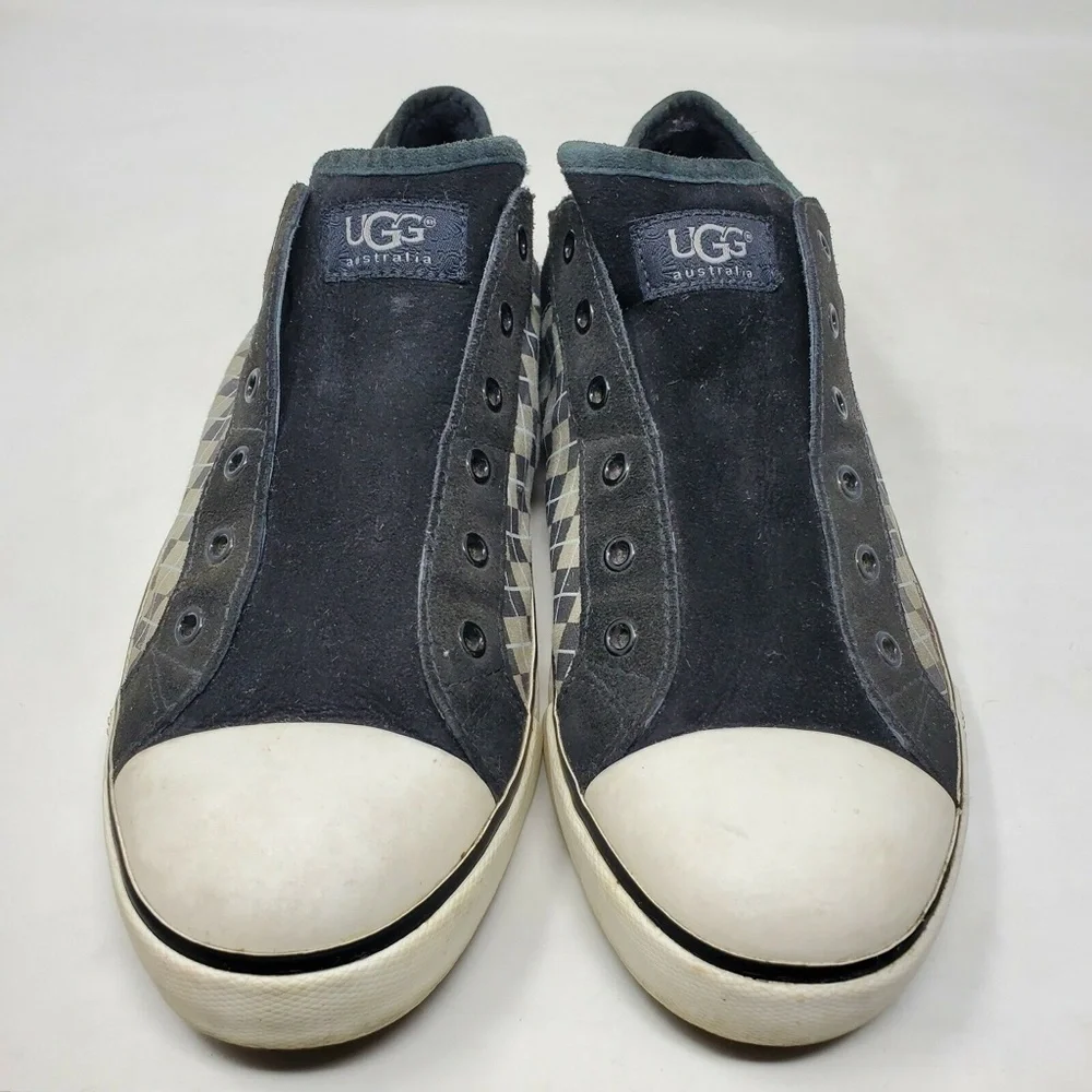 UGG Australia Casual Sneakers Black w/ Argyle 11